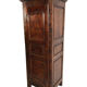 Stained solid wood cap, old walnut door