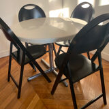 Castiglioni folding table & chairs 1965