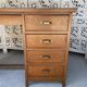 Vintage Desk 1960 / 1970 in Wood with 5 Drawers