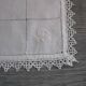 14 antique embroidered, monogrammed tea towels