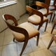 Chaises scandinave gondole années 70