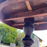19th century walnut side table