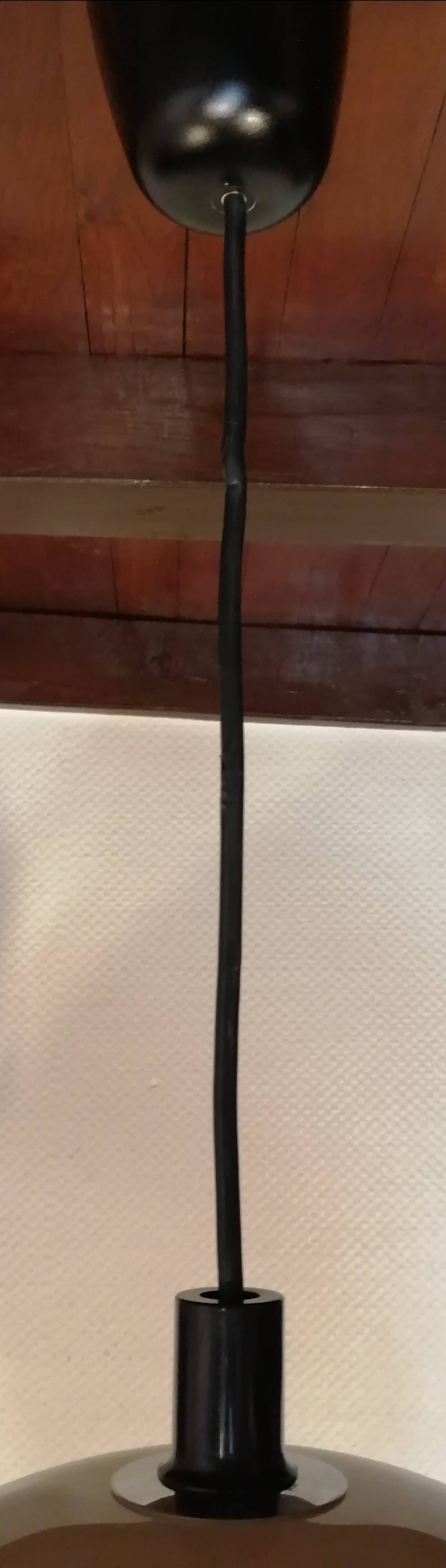 Brown Staff pendant light model 5593 made in Germany vintage 1970