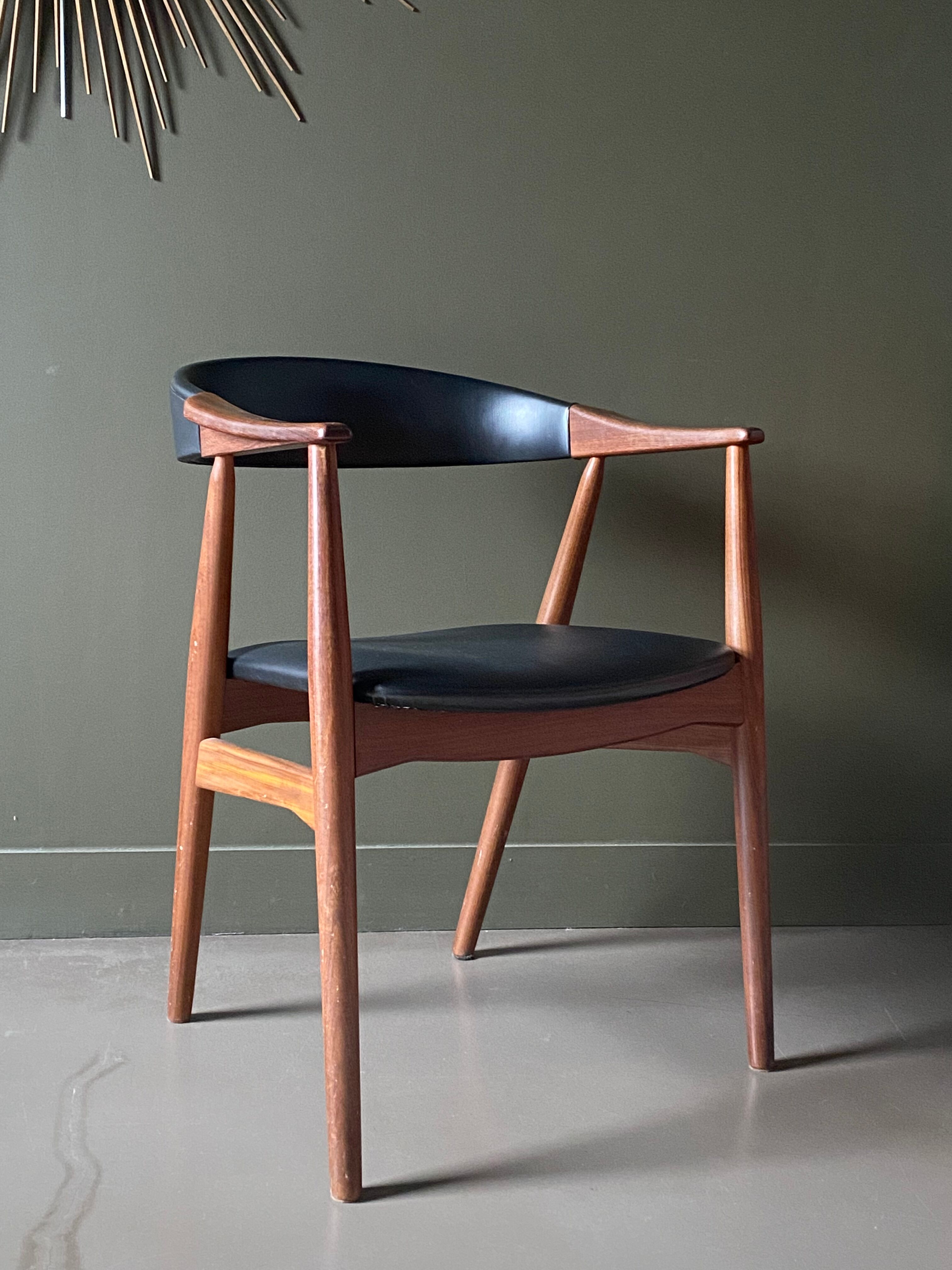 Mid-Century teak armchair by Thomas Harlev for Farstrup Furniture
