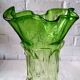 Grand vase verre vert vintage