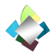 Colored Mirror with Irregular Shape in the style of Ettore Sottsass, Italy