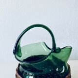 Blown glass pitcher