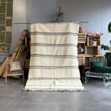 White Berber carpet in new Beni Ourain wool 160x280 cm