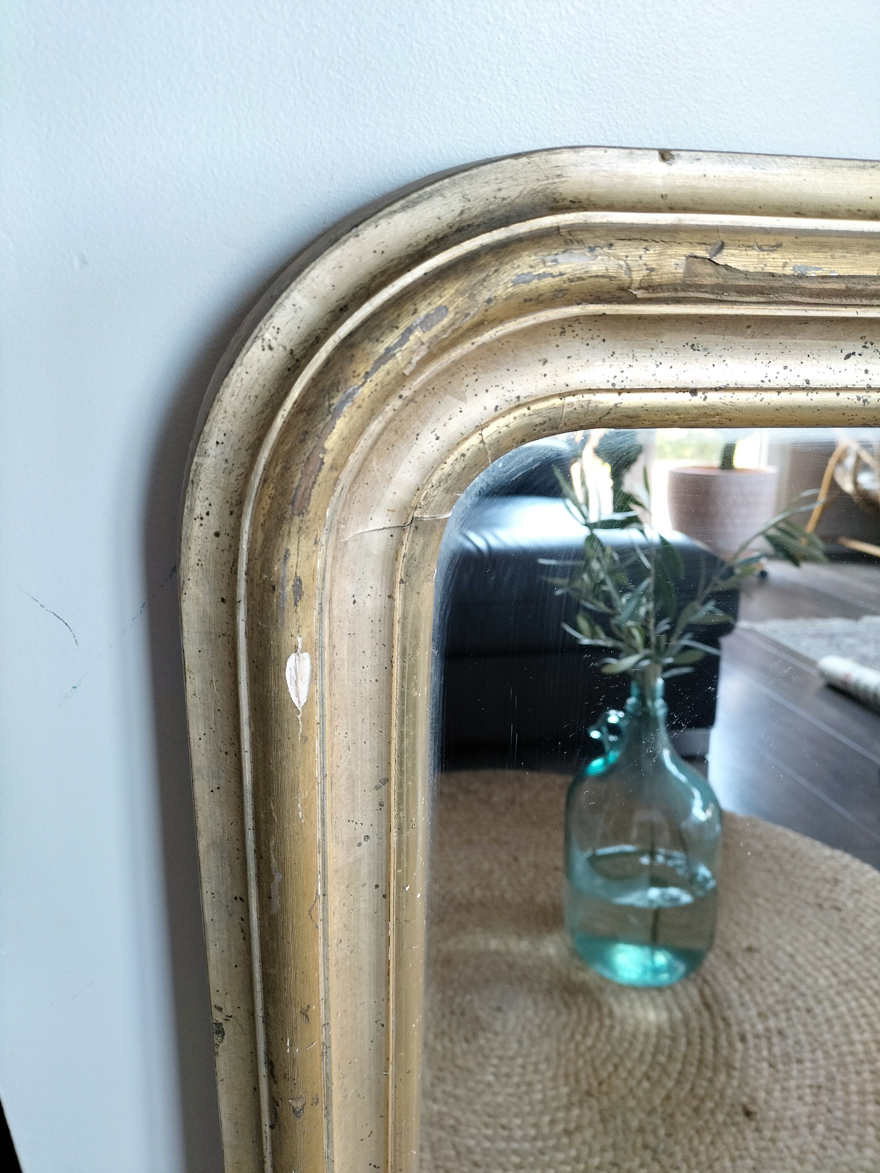 Gilded Louis Philippe mirror