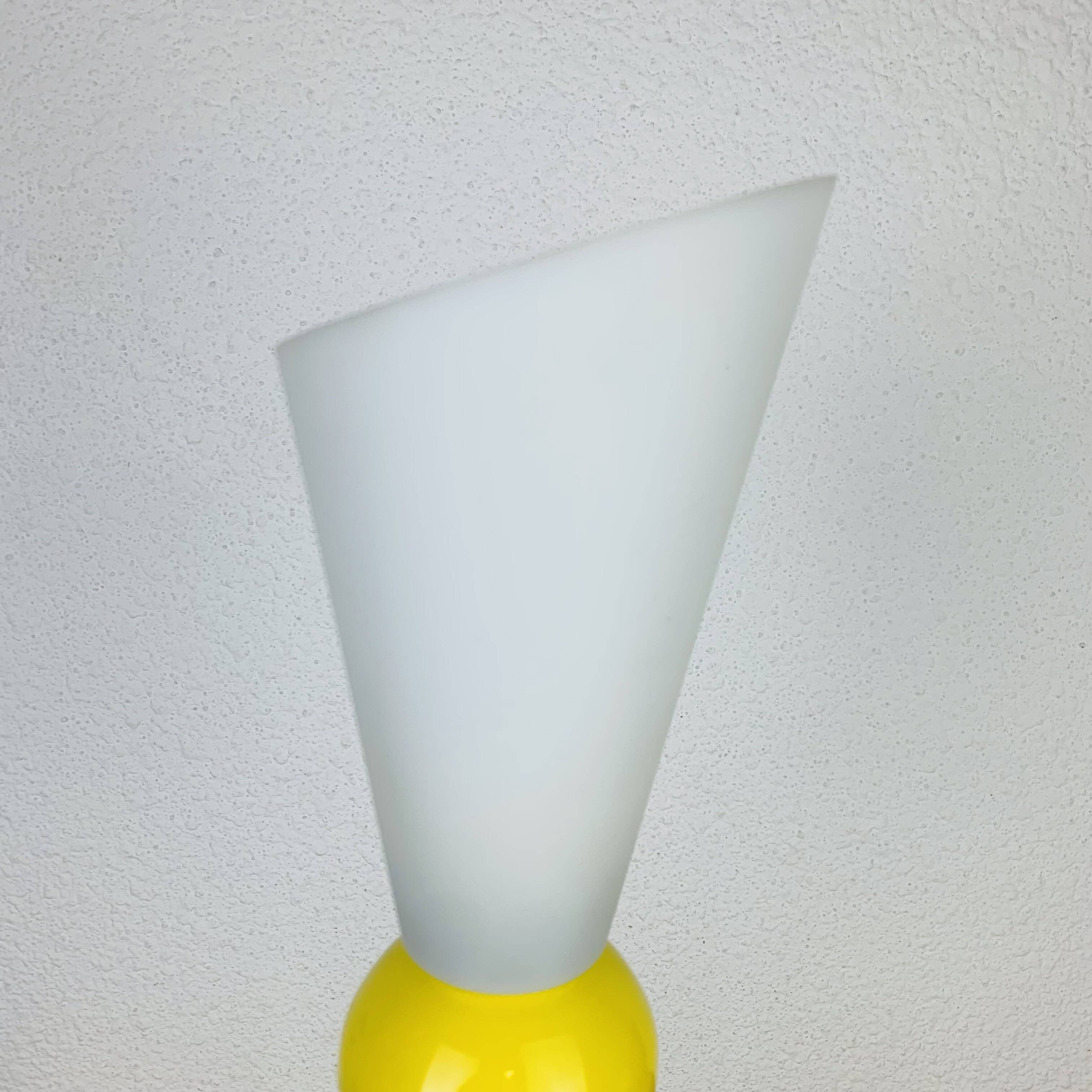 Memphis style primary color lamp, 80s