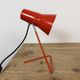 Vintage Red Table Lamp by Josef Hurka for Drupol, 1960s