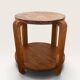 Round Art Deco side table