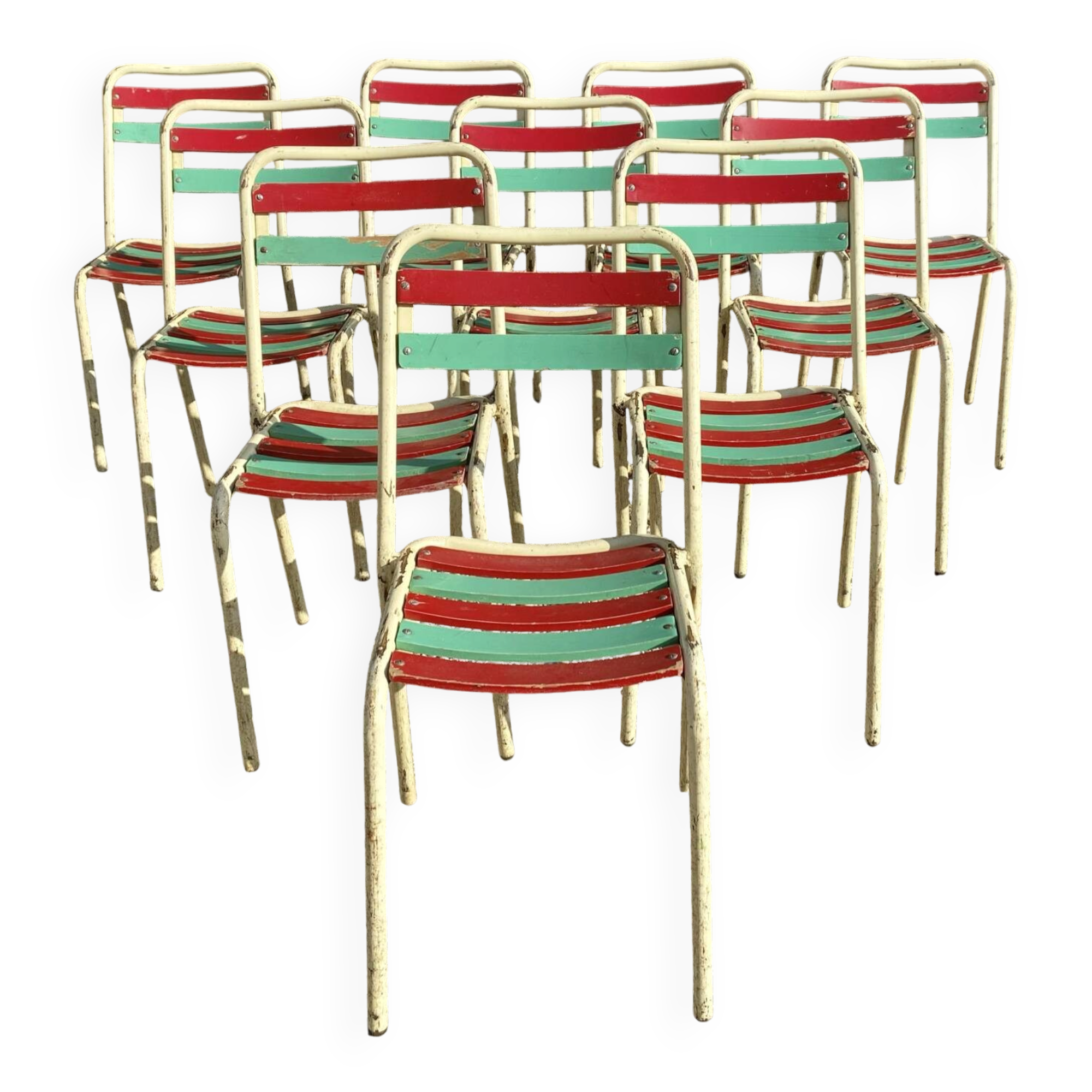 Chaises Tolix