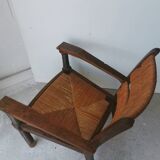 Vintage brutalist armchair