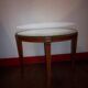 Table round art deco 1930/40 with original mirror