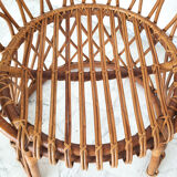 Pair rattan heaters 1960/1970