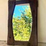 Folk art mirror