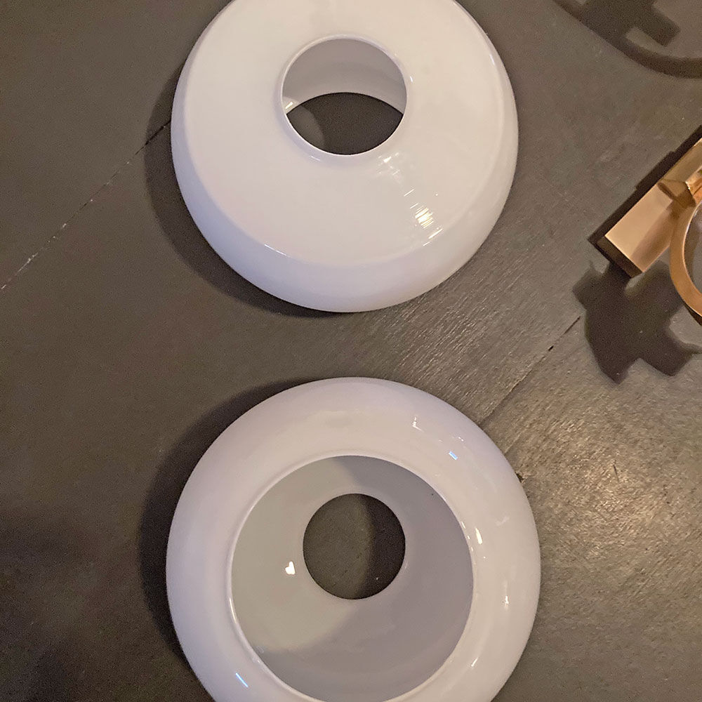 Double fire wall lamp