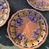 Antique Villeroy and Boch barbotine plates