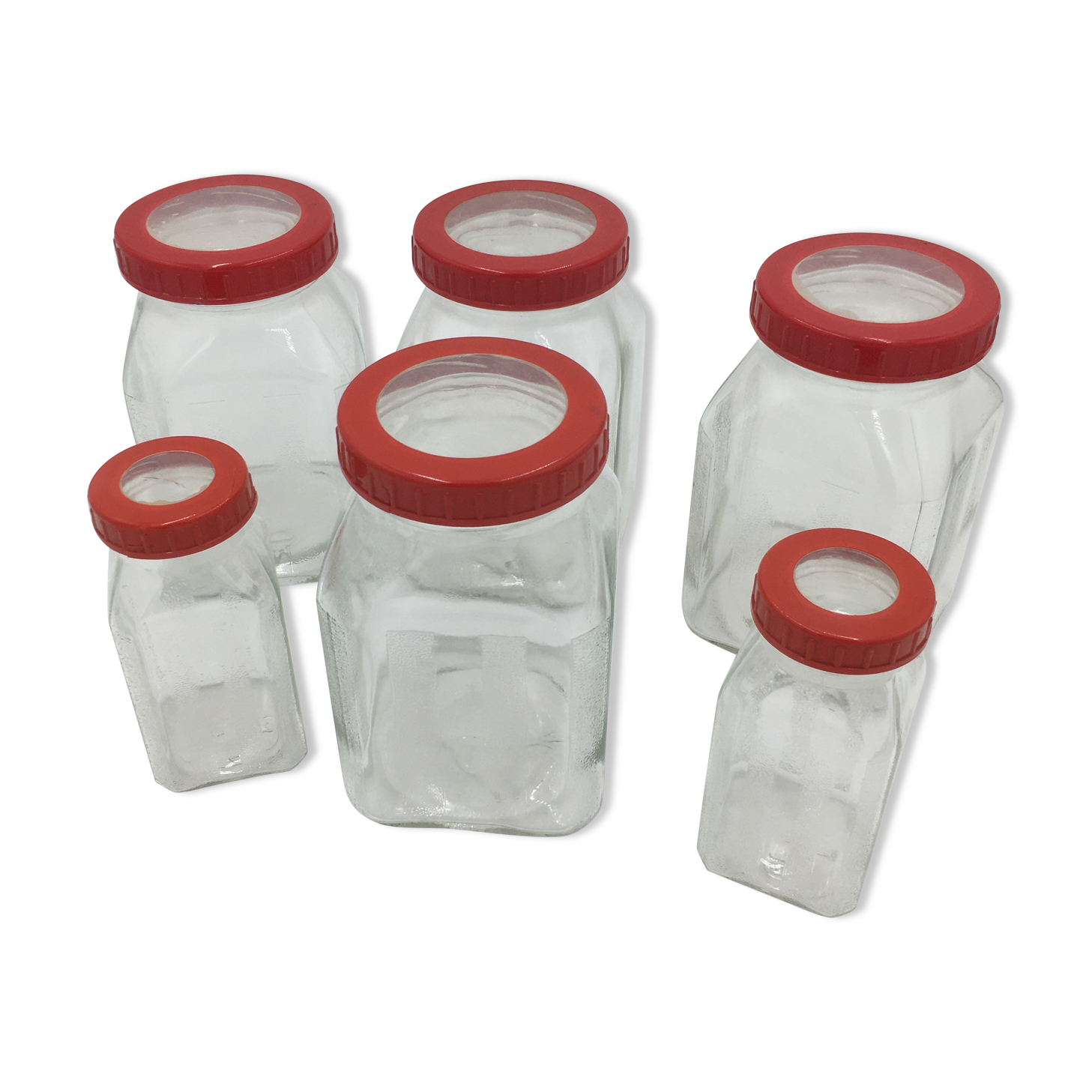 Lot de 6 bocaux en verre Gerrix