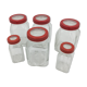 Lot de 6 bocaux en verre Gerrix