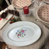 Plat ancien artisanal made in france digoin