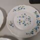5 Desserts ARCOPAL Véronica Myosotis Vintage Blue Flower