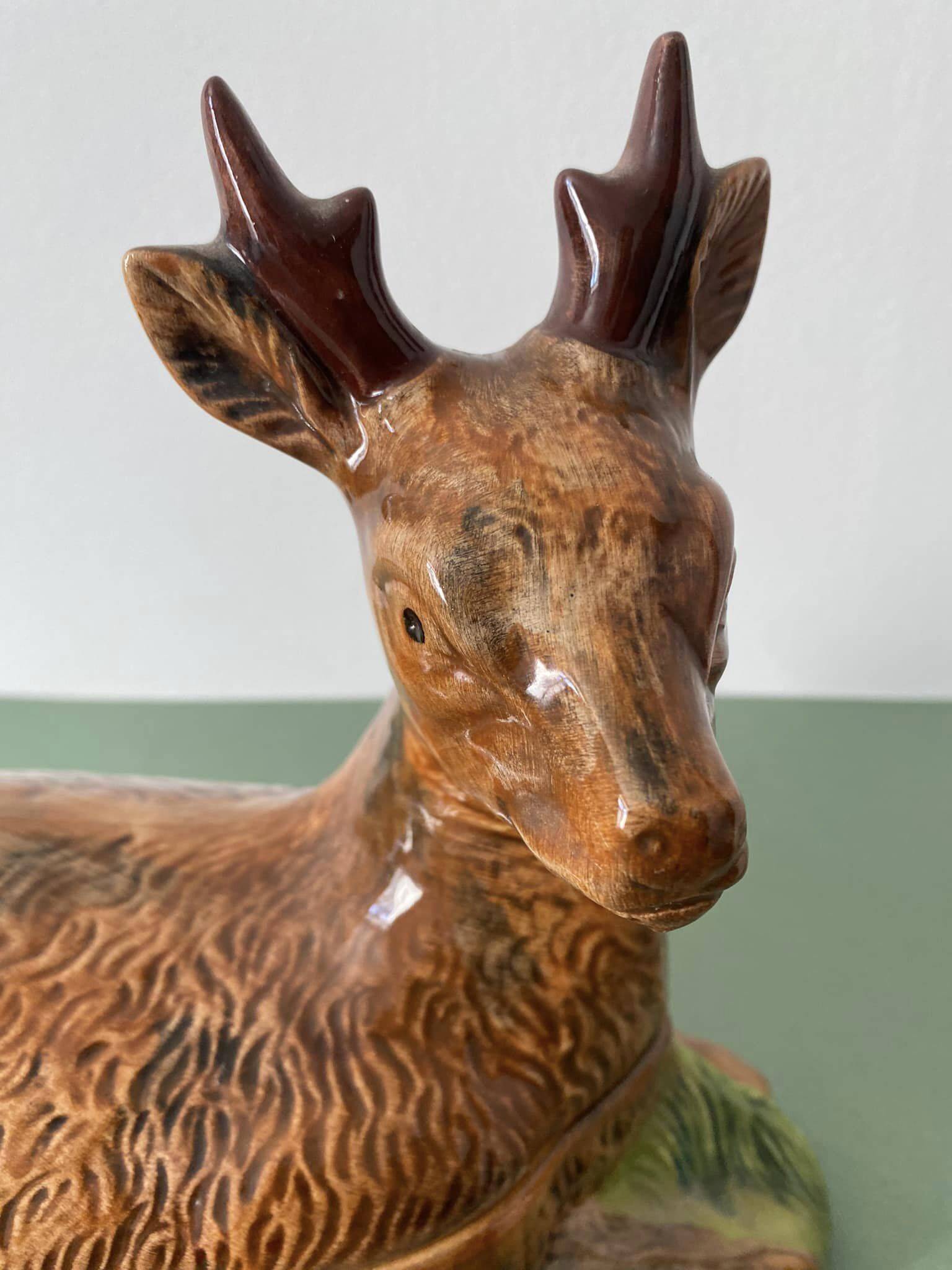 "Chevreuil" porcelain terrine by Michel Caugant
