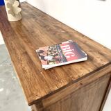 Vintage workshop furniture with 24 drawers in solid pine – 1950s