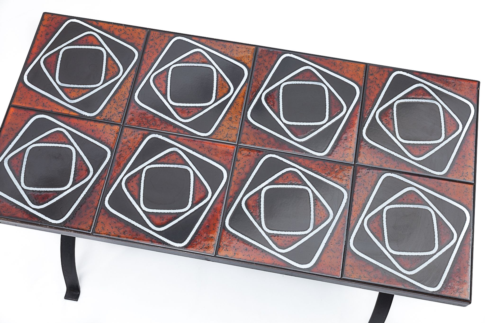 Wrought iron coffee table