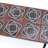 Table basse en fer forgé