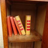 Oak bedside tables, vintage pair