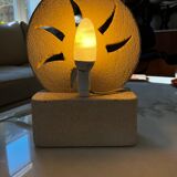 Lamp in stone of the Gard carved 1970