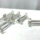 6 vintage glass knife holder year 60