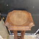 Old wooden saddle, 4 columns, chiseled,