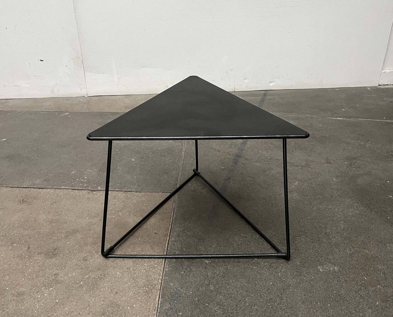 Postmodern metal table model OTI by Niels Gammelgaard for Ikea, 1980s.