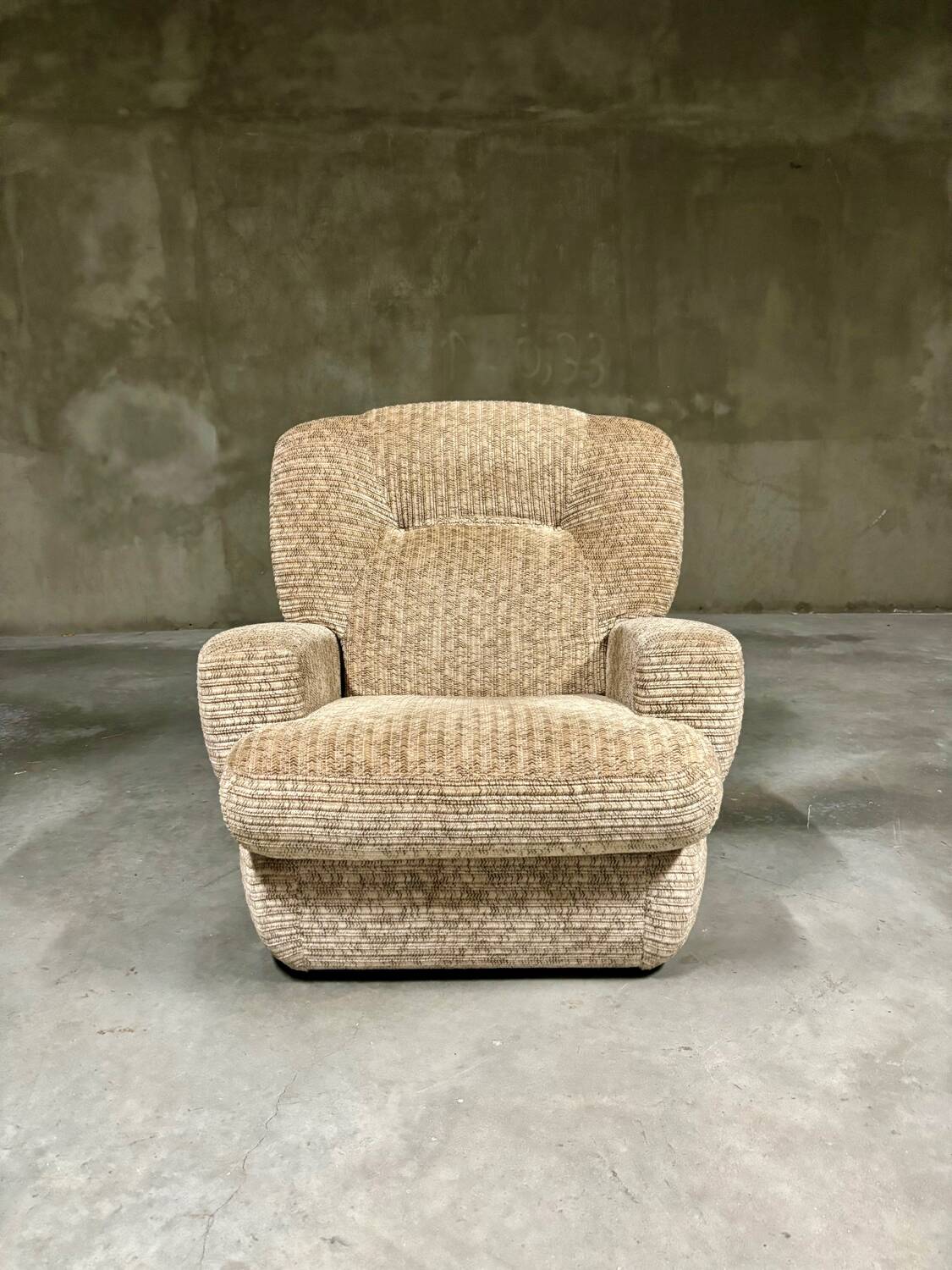 Pair of seventies foam armchairs