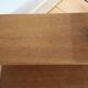 Oak and metal shelf