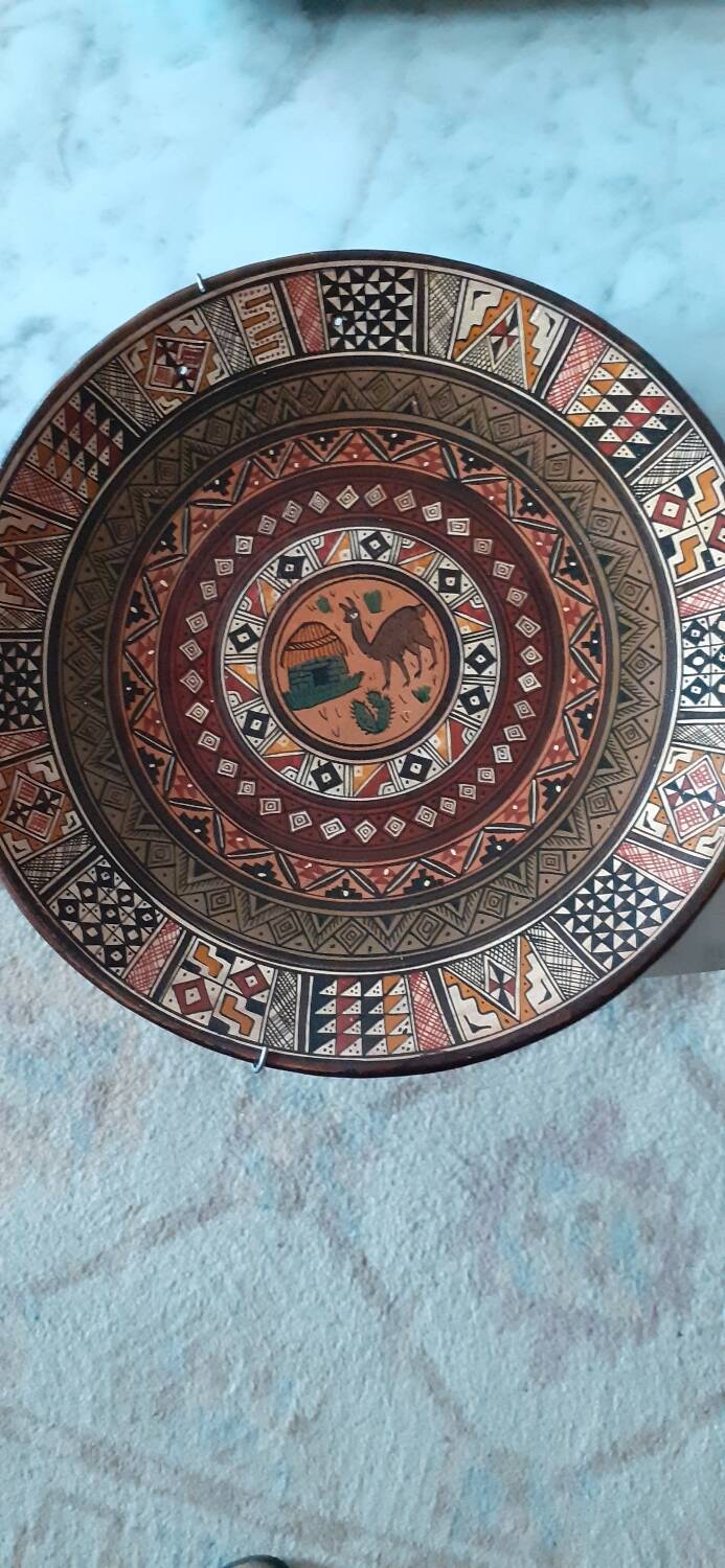 Moroccan craft plate