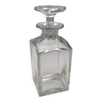 Carafe crystal liqueur bottle numbered 18.8 cm