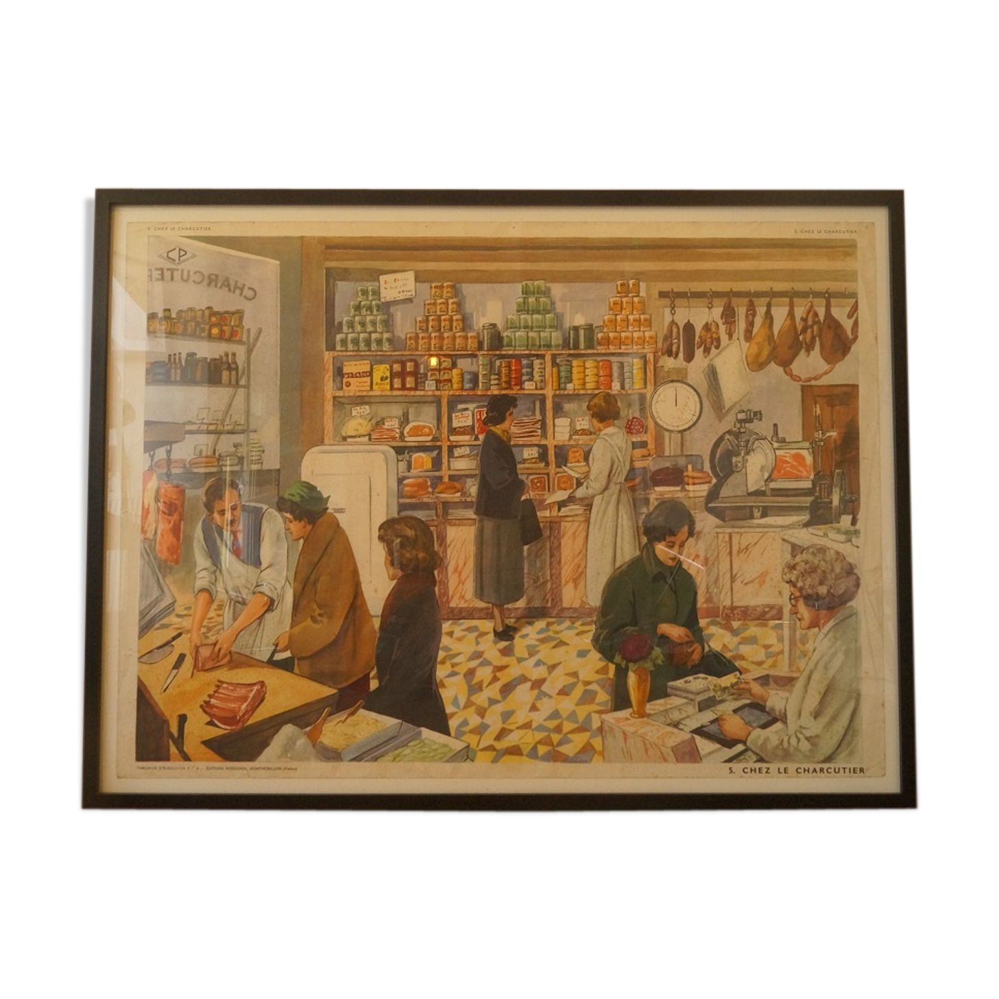 Poster school vintage 1950