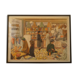 Poster school vintage 1950