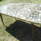 Scandinavian formica coffee table mosaic vintage design