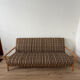 Canapé/day bed vintage tissu tweed à motif 70’s