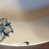 Six earthenware dinner plates from Grigny