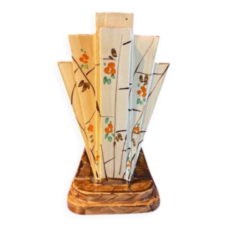 Myott&sons - art deco  moderne /pyramid vase ref 8667