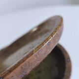 Set of 8 pyrite stoneware plates