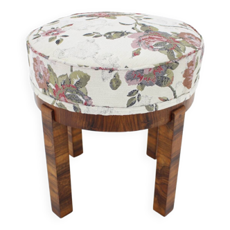 Tabouret Art Déco des années 1930, Tchécoslovaquie