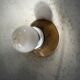 Modern brass ceiling light from the mid-century, 1950s, Italy.