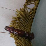 Toad armchair with green fringes